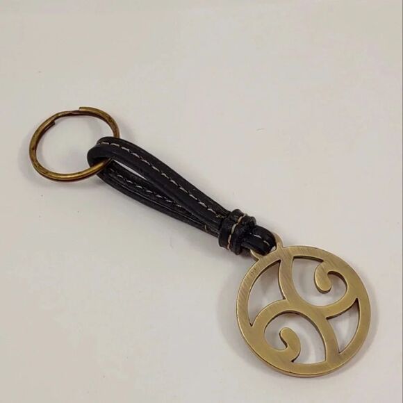 Scroll Style Keychain Key Ring Chain Fob Hangtag Metal - Picture 11 of 12